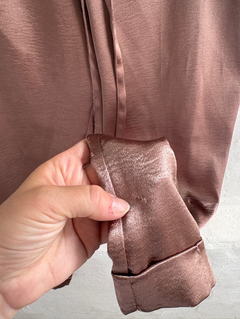New York company size medium satin like lounge pants - Picture 4 of 11